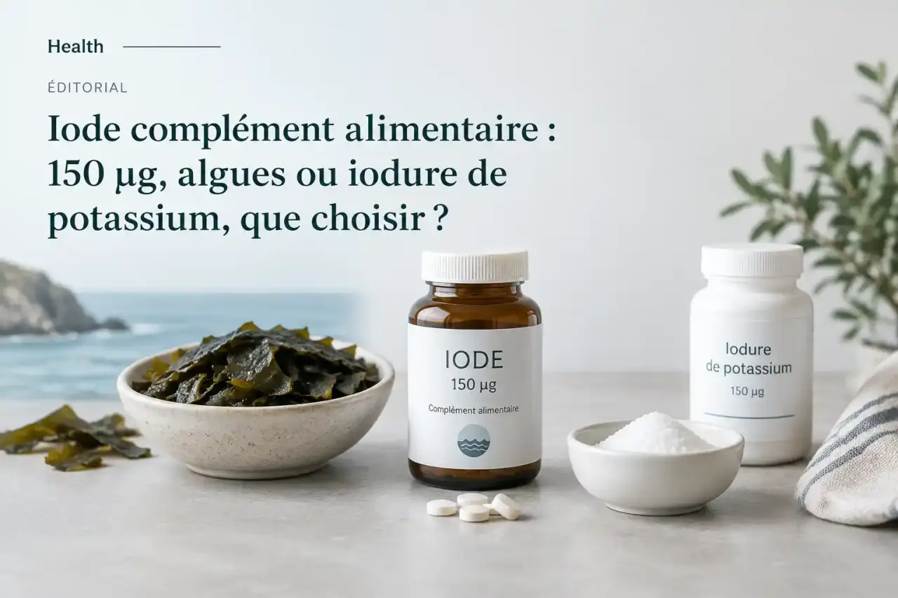 Iode complément alimentaire : 150 µg, algues ou iodure de potassium, que choisir ?