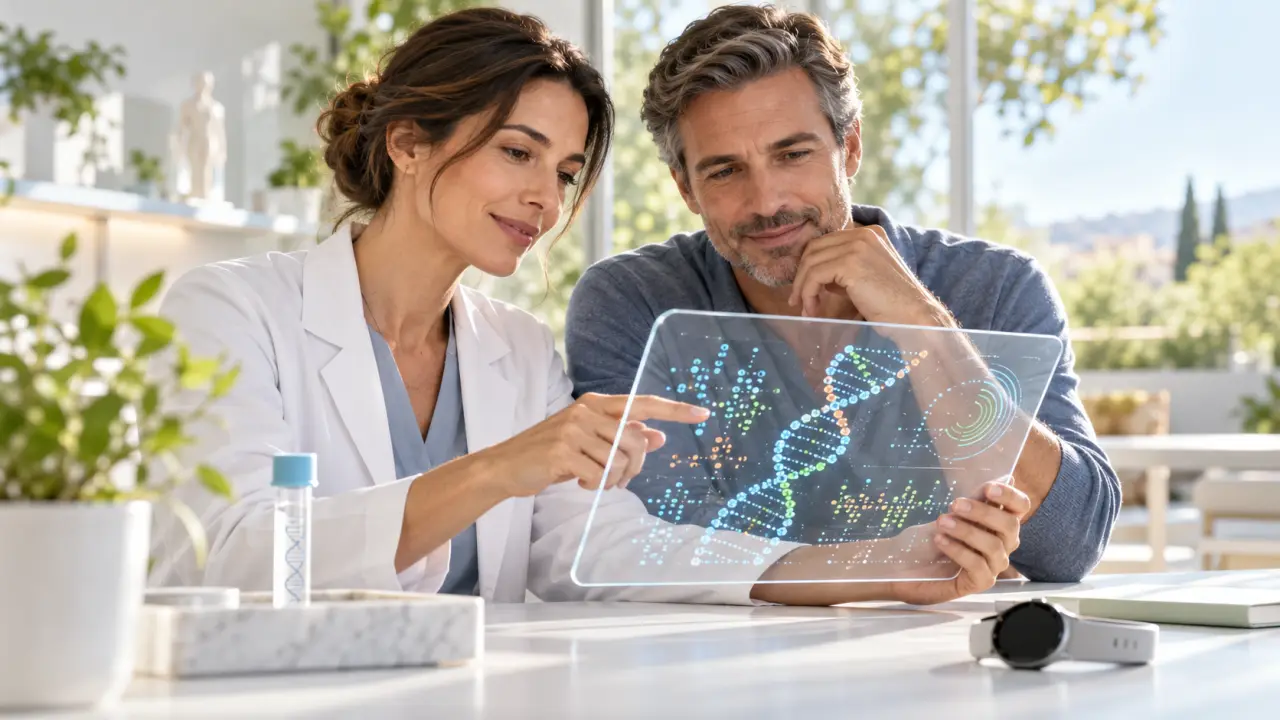 Visualisation scientifique de données génétiques utilisées pour la prévention santé